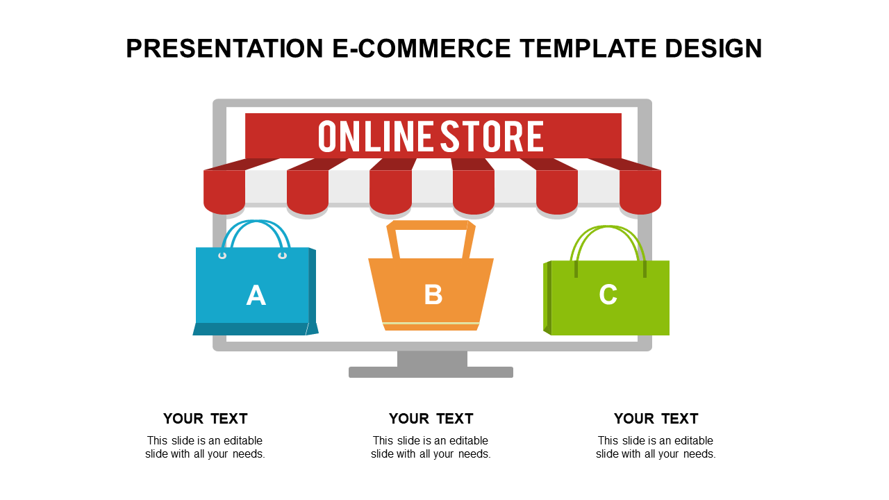 Presentation e-commerce template design